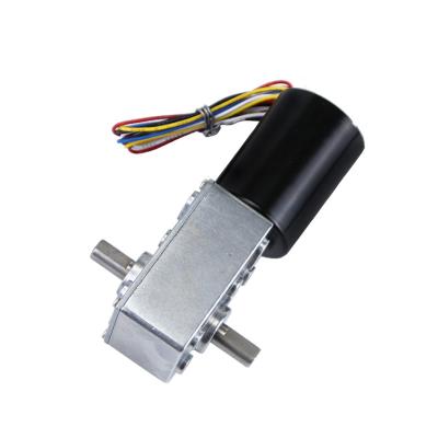 China Doppelter Wellen-Wurm schwanzlose Art 470rpm des DC-Gang-Motor12v 24v D zu verkaufen