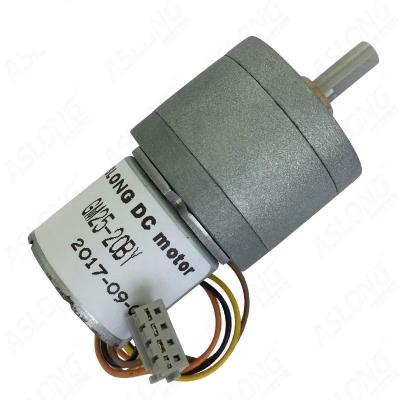 China GM25 20BY DC-Schrittmotor-Reduzierer 2 Phase 4 Grad 12V 4mm Draht-23 Durchmesser zu verkaufen