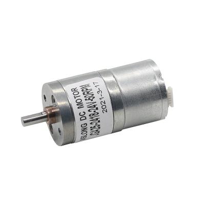 China Drehmomentstarker schwanzloser Gang-Motor DC-JGA25 2418 Motor12v 50 U/min zu verkaufen