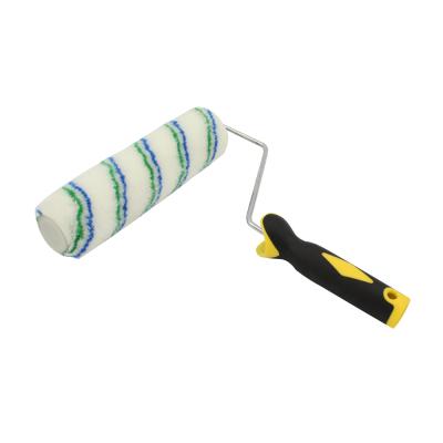 China Decorative Wall Painting Tools 9 Inch Polyacrylic Stripe Paint Roller Brush for sale