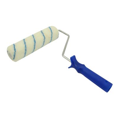 China Wholesale 9 Inch Paint Roller Blue Stripe Nylon Roller Decorating Brush for sale