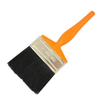 China Stiffen 4 Inch High Quality Bristle Professional Commercial Paint Brush For Wall Painting for sale