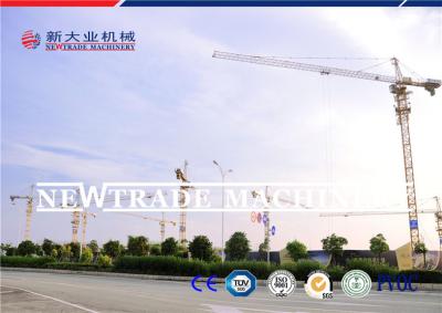 China 1600KN.M QTZ160 Self Raising Construction Tower Crane Lifting Capacity 10T for sale