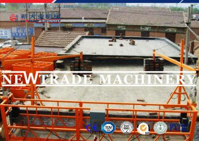 China Electric 800kg Construction Lifting Scaffolding Work Platform / Building Cradle for sale