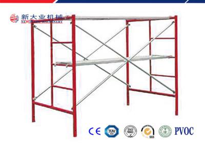 China Door - Style Main Steel Walk Through Scaffolding Frame For Building Construction for sale