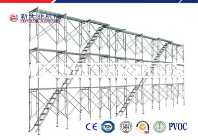 China Light Weight Tubular Steel H Frame Scaffold For Engineering Construction Q235 for sale