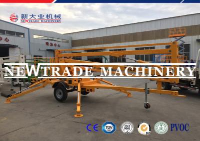 China Outdoor Installation Hydraulic Scissors Lift Table Trailer Mounted Articulated Boom Lift for sale