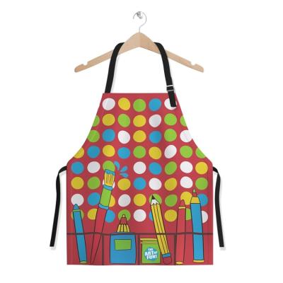 China 200 Pcs 1PC Dropshipper Design Custom Printed Logo Adjustable Buckle Apron For Kitchen Cafe for sale