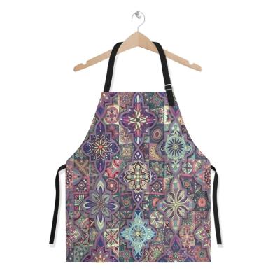 China 200 Pcs Brand New Style Full Size Bib Adult Aprons With 2 Size Pockets Single Color Kitchen Chef Waiter for sale