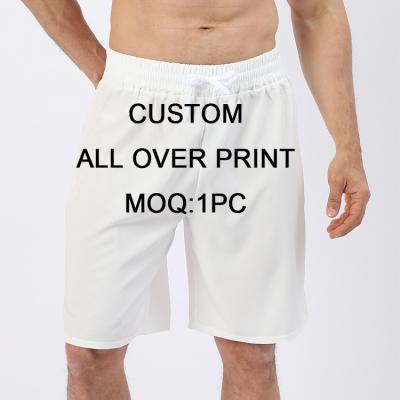 China 1pc Anti-wrinkle Custom All Over Print LOGO Print On Demand Supplier Quick Dry Shorts Beach Surf Shorts Mens Swimming Shorts for sale