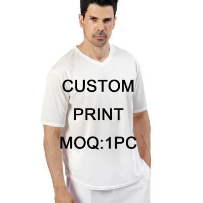 China Shorts print custom moq dropshipping on request 1pc print from supplier no min order baseball football jersey for sale