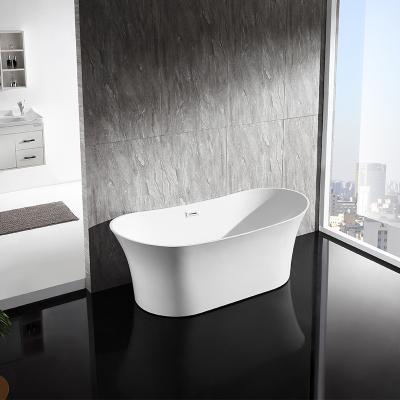 China Freestanding Modern Acrylic Bathtub And Soft Outdoor Freestanding Bathtub for sale