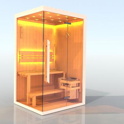 China 2021 new design computer control panel spa sauna far infrared sauna room with computer control panel for sale