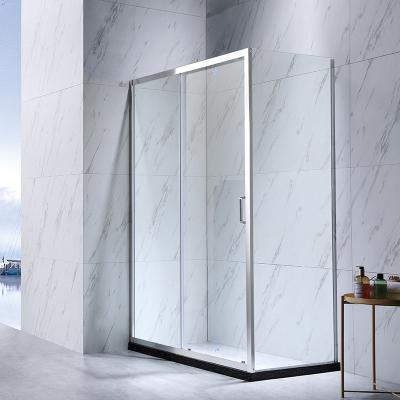 China Modern Toilet and Shower Enclosure Bathroom Baths Frame Room Glass Luxury Shower Door Sleek OEM for sale