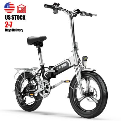 China Aluminum alloy 20 inch small shimano 7 speed electric bicycle 400W 48V 10AH electric ebike lightweight folding for sale