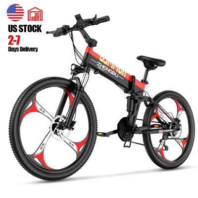 China Aluminum Alloy [RTS] USA STOCK H2PRO 26 Inch Speed ​​Aluminum Alloy Folding 400W 48V 10.4Ah Electric Bike Mountain Bike 30 Inch for sale