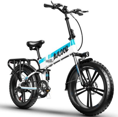 China USA STOCK 48V 750W Aluminum Alloy [RTS] Fat Tire Electric Bicycle Fat Tire Electric Bicycle [RTS] Foldable Ebike Folding Electric Bike for sale