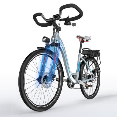 China Standard electric vehicle 26 inch lithium battery city leisure electric bicycle for sale