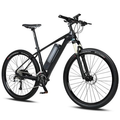 China Full Suspension 36v Ebike T1 Carbon Fiber ZHENGBU Carbon Fiber Lithium Battery 250w Cardboard Fiber Mountain Electric Bike for sale