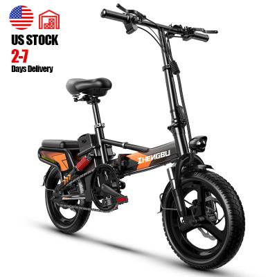 China Super Light 14inch Foldable And Steel ZHENGBU EUY D13 48V 20AH 400W Mini Electric Bicycle Ebike 14