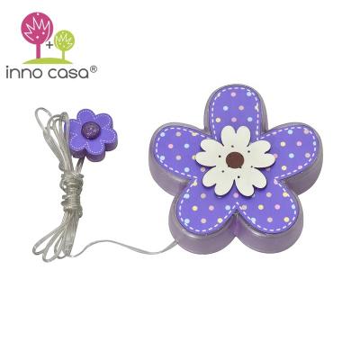 China Kids Bedroom Doorbell OEM Decorative Flower Shape Ding Dong Door Use Wired Doorbell Custom New Novelty Design For Kids Room Decoration for sale