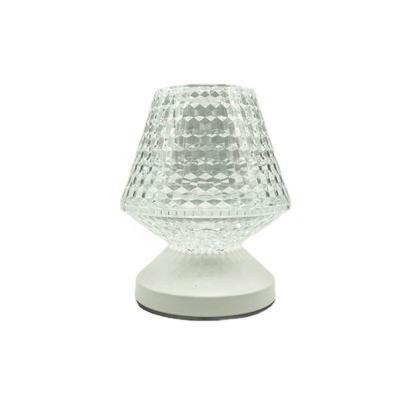 China MYES1614 Modern Cordless Acrylic White Or Rose Gold LED Table Lamp Ambient Light With Built In 2000 MAH Battery Charging With USB Cord for sale