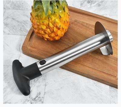 China Custom Commercial Viable Hot Selling Product Amazon 304 430 Stainless Steel Pineapple Peeler Pineapple Hollow Puncher Machine Peeler and Slicer Tool for sale