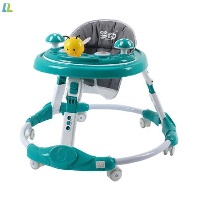 China Hot Selling Multifunctional Baby Walker Multifunctional Wholesaler With Toy,Music And Light/Swivel Wheels Baby Walker For Baby Soft Seat Large for sale