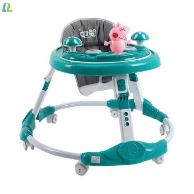 China Multifunctional Hot Selling Multifunctional Baby Walker with Music and Light/Swivel Wheels Baby Walker for Baby Soft Seat Large for sale