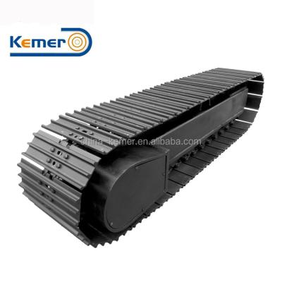 China Drilling Rigs 15 Ton Steel Tracked Undercarriage Crawler Track Chassis for Drilling Rig, Mechanical Industry and Crusher for sale