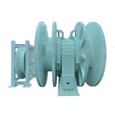 China AUTOMATIC Large Submersible Cable Towing Hydraulic Winch for sale