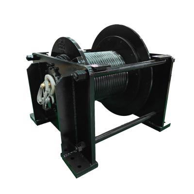 China AUTOMATIC hydraulic winch for tractors / anchor / excavator / boat / shrimp fishing net for sale