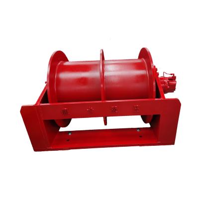 China AUTO Hydraulic Logging Winch For Sale Best Quality 10 Tn Clutch OEM Customized Tractor Power Layer Steel Cable Wheel Support Brake for sale