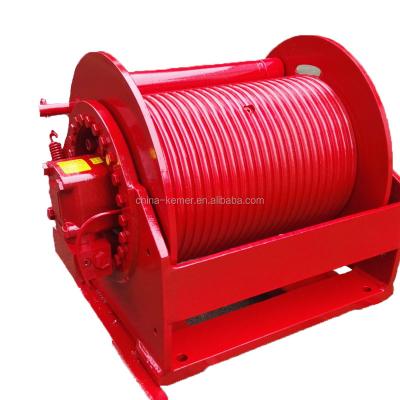 China Railway Hydraulic Cable Drum Winch For Tractors/Anchor/Excavator/Boat/Shrimp Fishing Net for sale