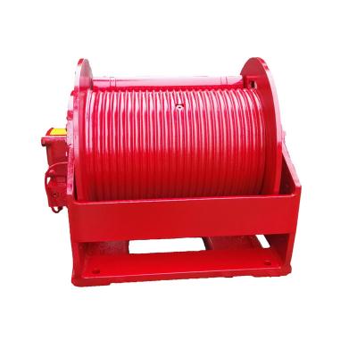 China AUTOMATIC hydraulic drawworks 5t hydraulic winch for concrete drilling rig water pump truck for sale