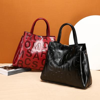 China Wholesale New Arrival Designer Fashion Luxury 3pcs in Sets of 1 Set Letter Printing Ladies Handbag for sale