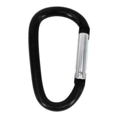 China HXY Portable Custom Large Size 98*54*9.4MM D Shape No MOQ Carabiner Key Chain Aluminum Carabiner Large Custom Logo For Promotion Gifts, Bags for sale