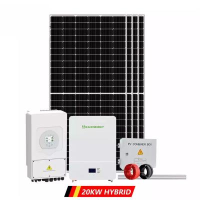 China 10kw 20kw Home Battery Storage System Hybrid Off Grid Solar Power for sale