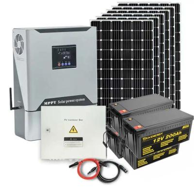 中国 10kW 48V 200Ah MPPTインバーターが付いている深い周期の太陽電池パネルのエネルギー蓄積 システム 販売のため