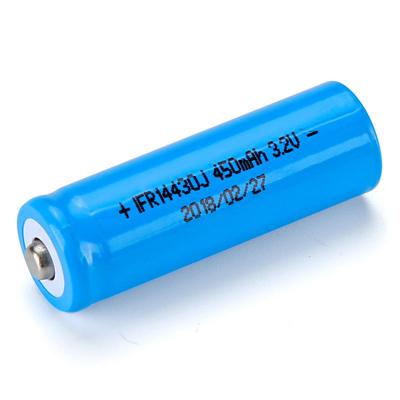 China bateria de lítio recarregável das células de bateria LiFePO4 de 3.2v 450mAh 14430 à venda