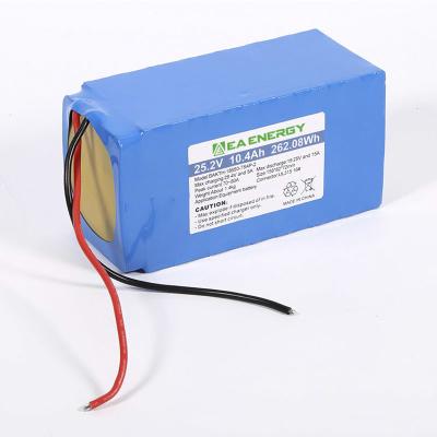 China 7S4P 18650 Lithium Ion Battery Pack 1000 Cycli voor Autopedmotor Te koop