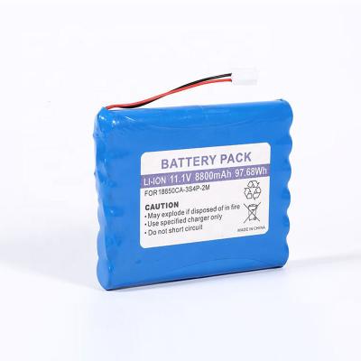 China 11.1V 8800mAh 18650 Lithium Ion Battery 3S4P Rechargeable Pack for sale