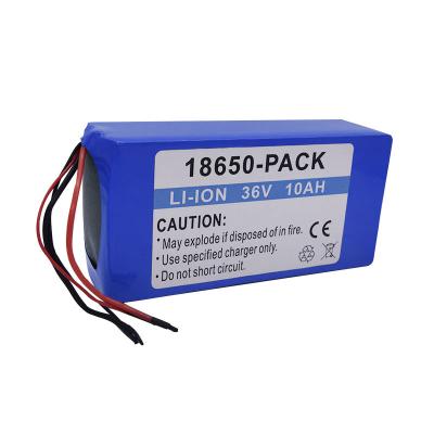 China 36V 10Ah Lithium Ion Battery Pack 10S4P 360Wh Constant Current 3C for sale