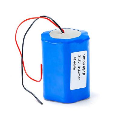 China Lithium Ion Battery Pack Rechargeable 21.6V 4.4Ah 18650 6S1P 46.4Wh zu verkaufen