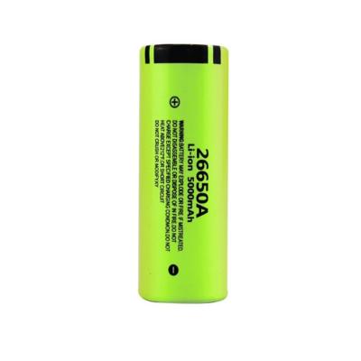 Κίνα 3.7V 26650 υψηλή ικανότητα 5000mAh κυττάρων λίθιου ιονική επανακαταλογηστέα προς πώληση