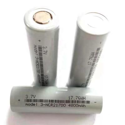 China Cilindrisch 21700 Lithium Ion Battery Cells Rechargeable 3.7V 5000Mah Te koop