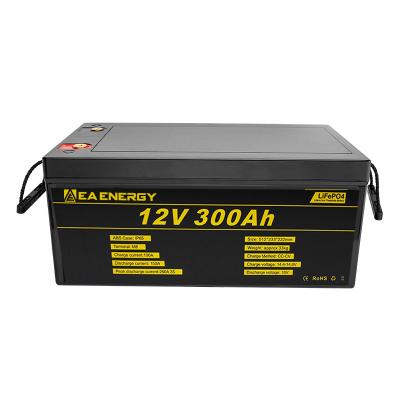 China bouwde de Diepe de Cycluslifepo4 Batterij van 12V 300Ah 3840Wh 200A BMS in Te koop