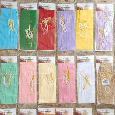 China Beautiful Colorful Wedding Decoration Fringe Top Decoration Tassels Party Decoration Paper Supplies for sale