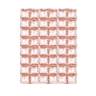 China Colorful New Product Double Row Aluminum Foil Wall Background 34*140 Wedding Decoration Balloon Birthday Party Wall Rain Screen for sale