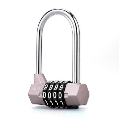 China Zinc Alloy Type Combination Lock, Cabinet, Door, Tool Box, Lengthened Combination Lockers U Padlock for sale